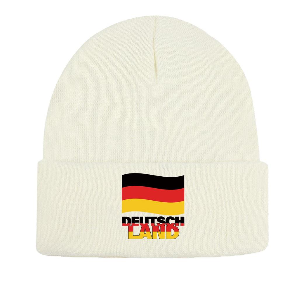 Flag of Norway Print Knit Hat Beanie, Patriotic Woman Cap Candy Color Lightweight Simple Pompom Beanies Knitted Hat Beanie