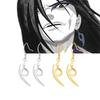 Orecchino Film Anime Fuoco Moda Ciondolo Creativo Orecchini Ninja Orochimaru Accessori Cosplay per Donne Uomini Gioiello Accessorio Regali
