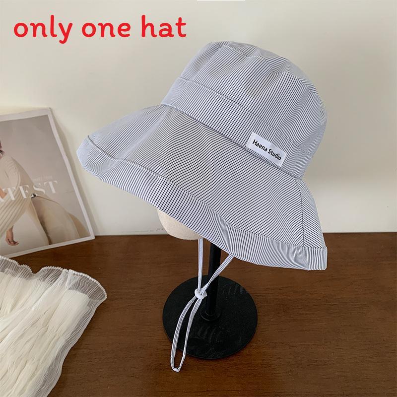Summer Women Wide Brim Fisherman Hat With Sunproof Design And Breathability