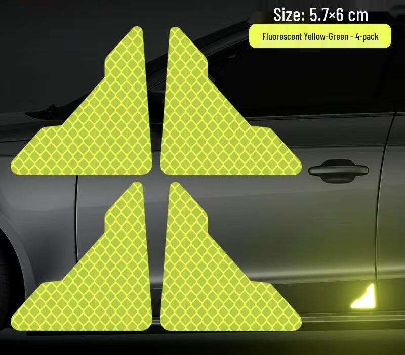 Reflective Car Door Corner Anti-collision Safety Sticker