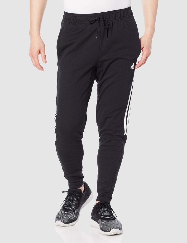 Adidas Tracksuit Set with Ribbed Black Size M Men's Inserts, (GM3827), (Japan Size)