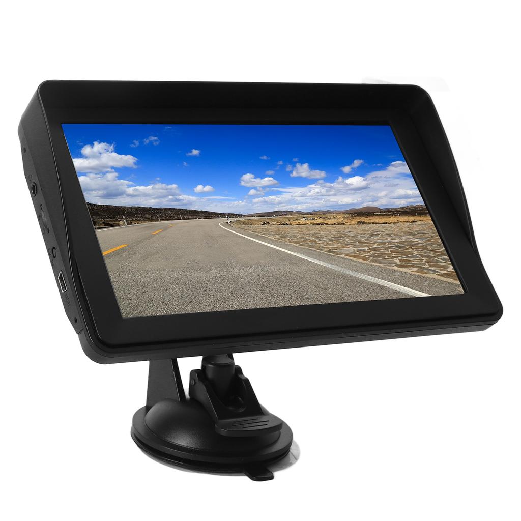 7in GPS Navigation Voice Broadcasts 3D Navigation Gauge Image Prompt Route Planning FM Transmitter