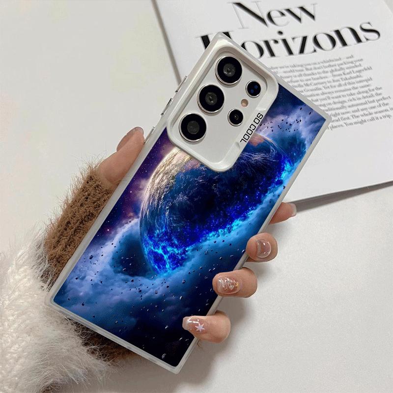 Earth Stars Space Universe Shockproof Phone Case for Samsung Galaxy S26 Edge S25 Ultra S24 FE S23 Plus S21 Cover Anti Fall Funda