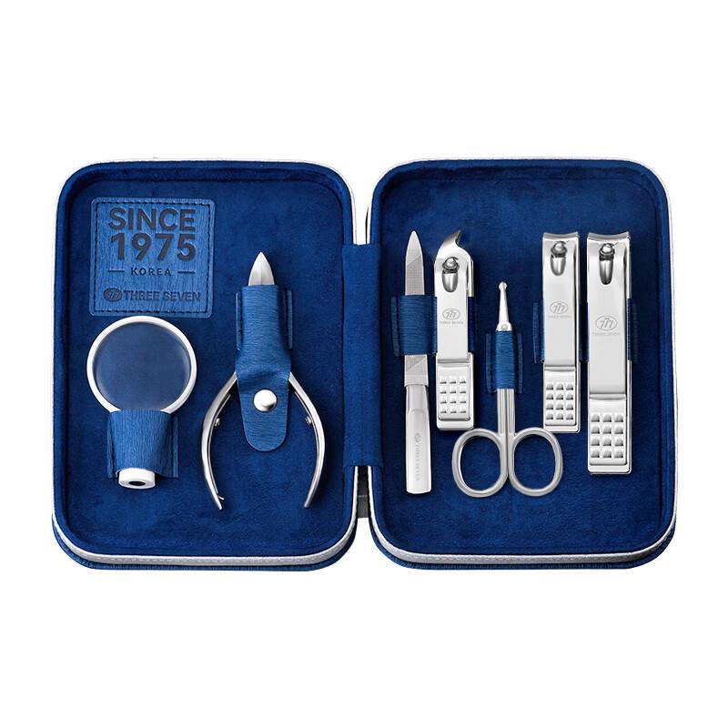 THREE SEVEN 7-Piece Carbon Steel Nail Clipper Set TSG-9012