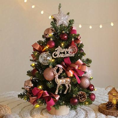 Weihnachtsdekoration Grenzüberschreitender heißer Verkauf Weihnachtsbaum kreativ Zuhause Desktop Weihnachtsszenen-Layout Ins-Stil dekorative Ornamente