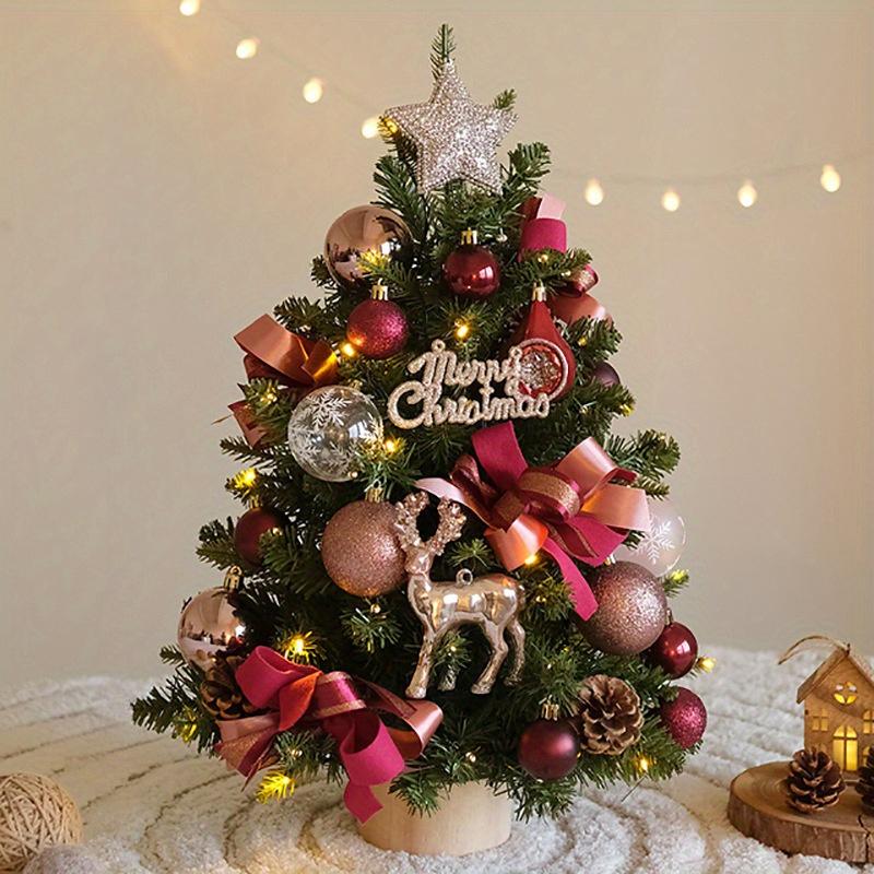 

Рождественское украшение Горячая распродажа за границу Рождественская елка креативный домашний настольный рождественский сценический макет ins стиль декоративные украшения 60cm/ 24 inch
