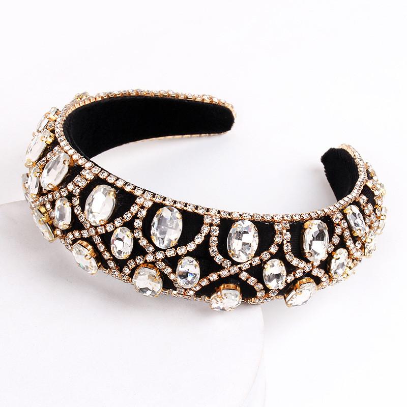 Baroque Style Womens Headband With Crystals For Fashionable Occasions