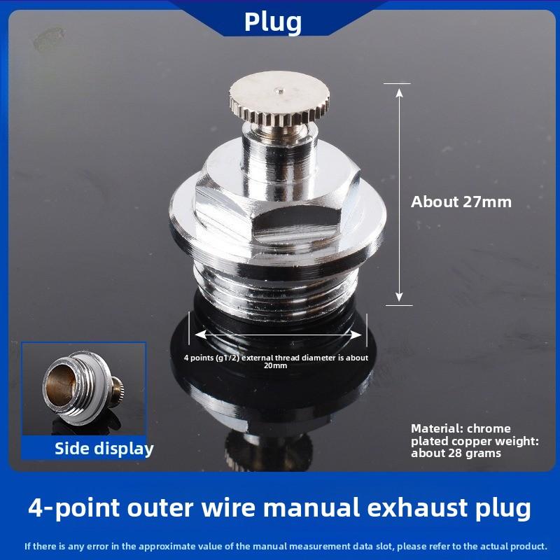BSP 1/8"1/4"3/8"1/2"3/4'' Male&Female Threaded Brass Pipe Hex Head Brass Stopper End Cap Plug Plumbing Fitting Connector Adapter