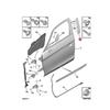 98034561XK Per Citroen DS5 2013-2017 Striscia Decorativa Telaio Porta 98034566XK 96874098XK 96874014XK