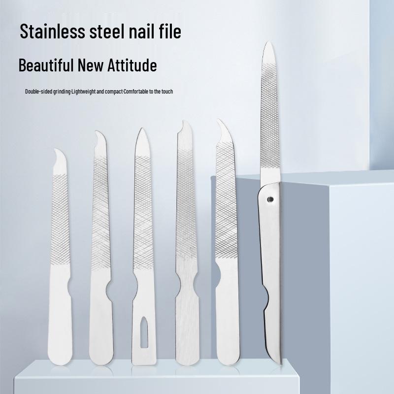 

Stainless Steel Nail Buffer & Shaping File for Thick Toenails and Onychomycosis