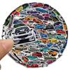 50/100PCS JDM Racing Car Graffiti Stickers - Waterproof Vinyl Decals for Laptop Guitar Luggage Bike Skateboard Kid Toy Decal