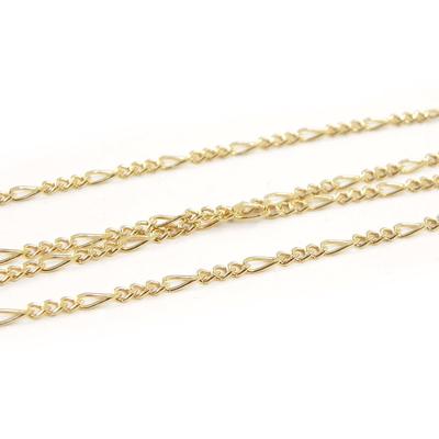 [C7415] - Αλυσίδα Επιχρυσωμένη 'Figaro' 50 εκ. 2. 2 χιλ.