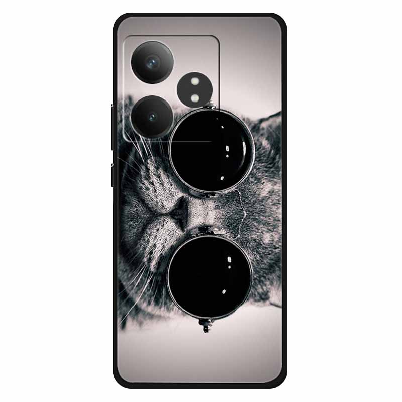 Funda For Realme GT 6T / GT 6 Cases Silicone Planet Painted TPU Soft Phone Back Cover For RMX3853 Protective Coque RMX3851  GT 6