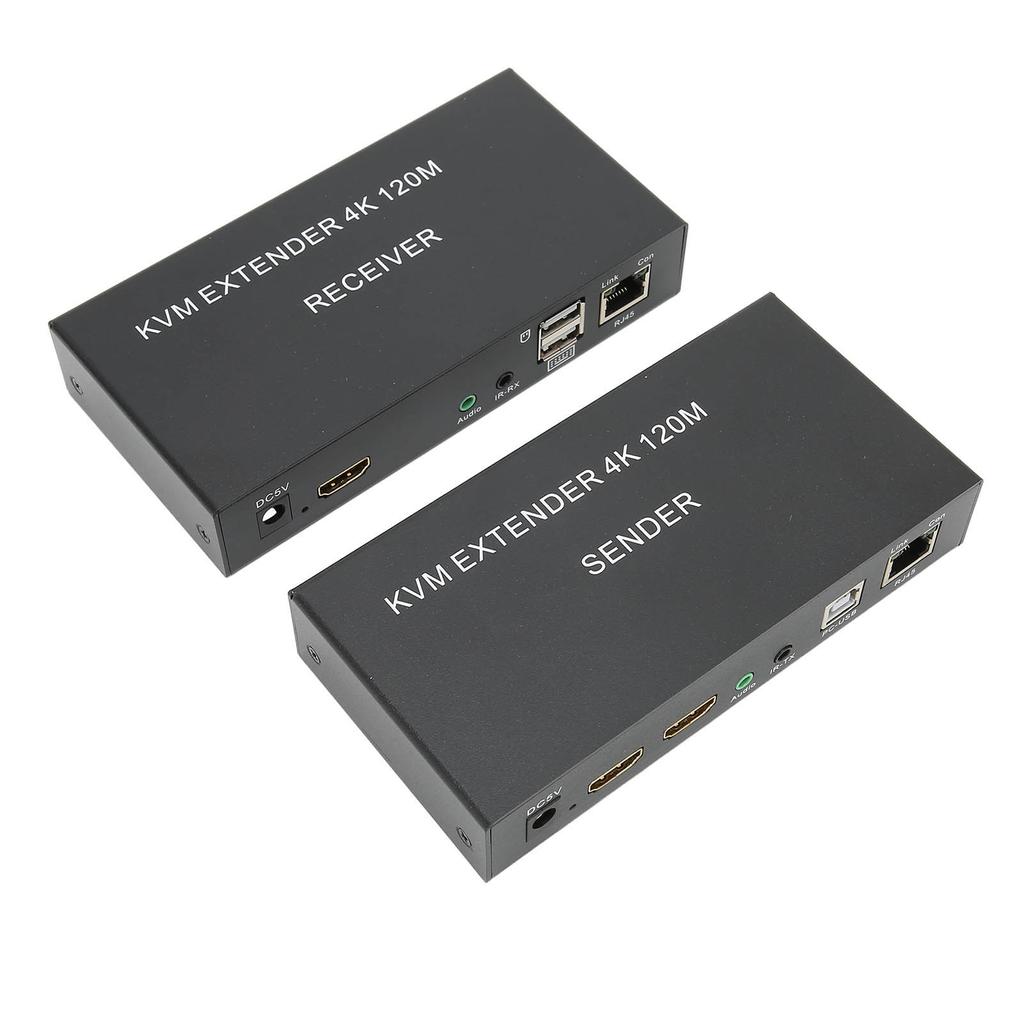 4K HD Multimedia Interface Extender Single CAT 5E 6 120m KVM Single Network Extender for Keyboard