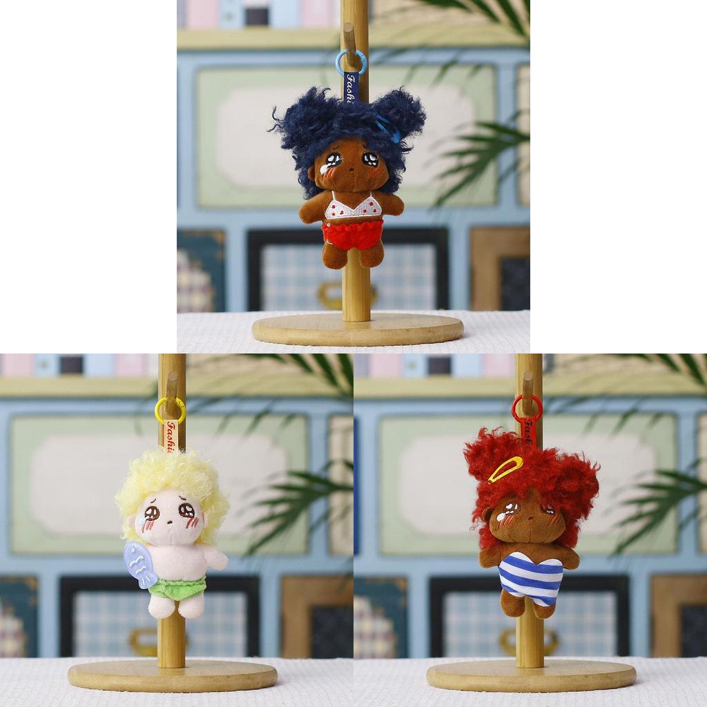 Plush Summer Swimwear Toy With Cute Hairy Doll Hanging Accessory For Kids And Teens