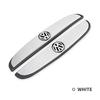 RFKNG1 4pcs Rubber Bumper Strip Car Door Anti-Collision Emblem Sticker For VW GTI Polo Golf Passat Tiguan Arteon Touareg Taigo Caddy