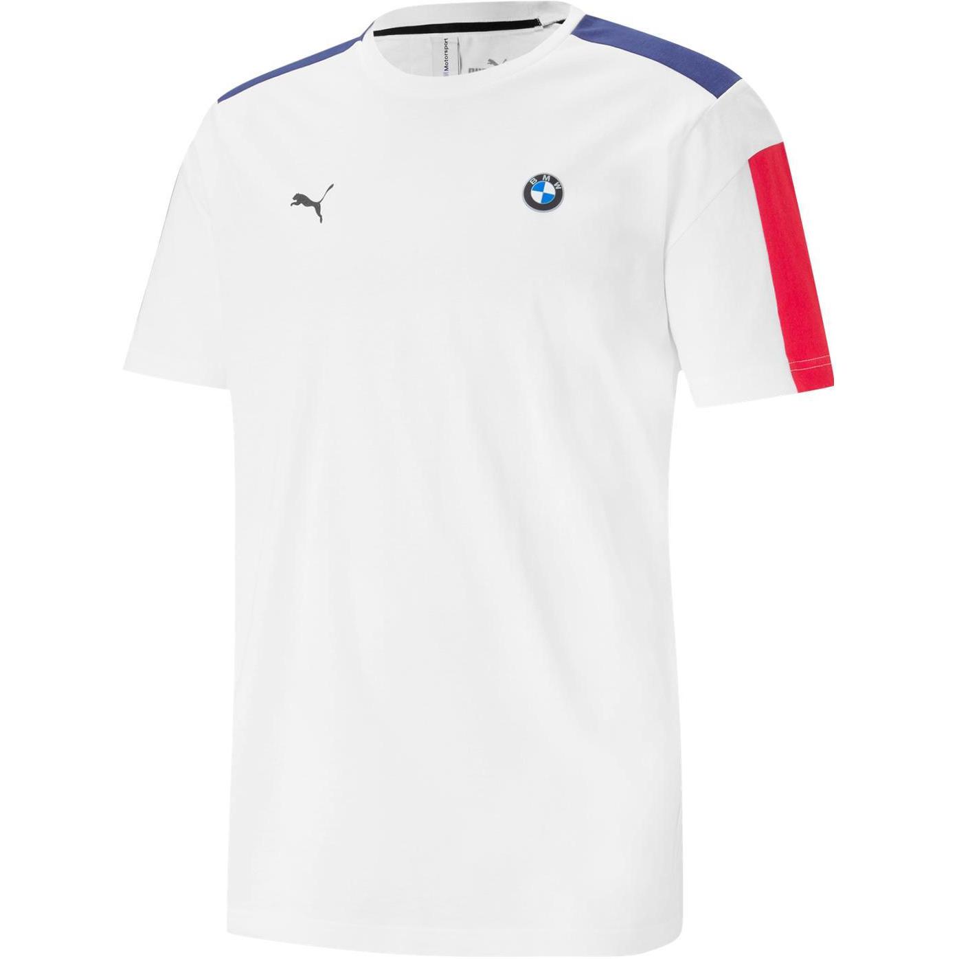 

Puma Racing Series SS22 Логотип в полоску с контрастным принтом Пуловер с круглым вырезом Футболка с короткими рукавами Мужские топы Белые 599516-02 S