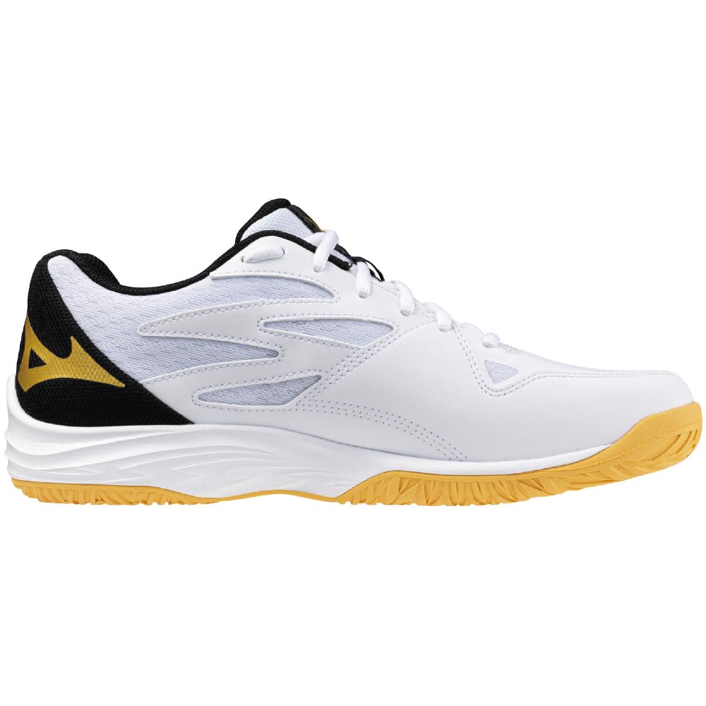 Mizuno Volleyball Shoes Thunder Blade Z Club Indoor Wide Lightweight Indoor Entry Beginner White x Gold x Black cm 26.5 2.5E