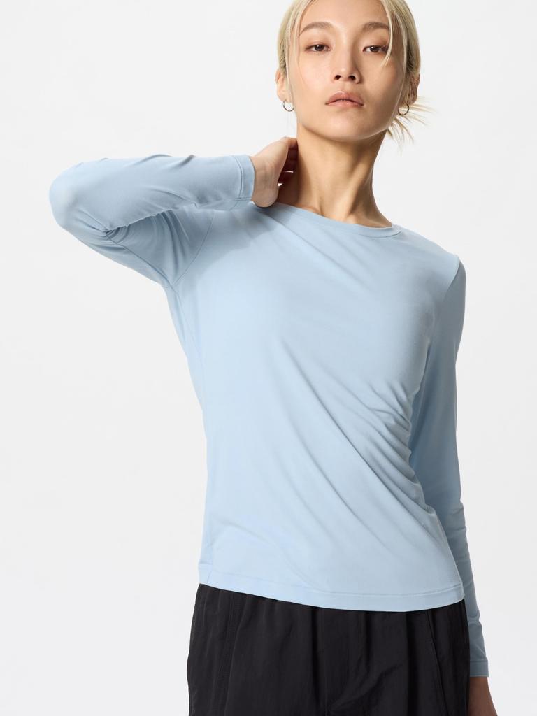 Uniqlo Japan Air RhyThm Uv CuT Crew Neck T Long Sleeve