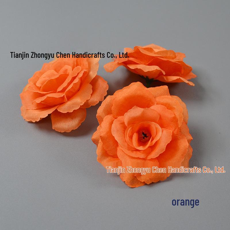 8CM Silk Rose Flowers for Wall, Box Projects, Scenery, Weddings, Flower Balls, and Ceiling Decor
