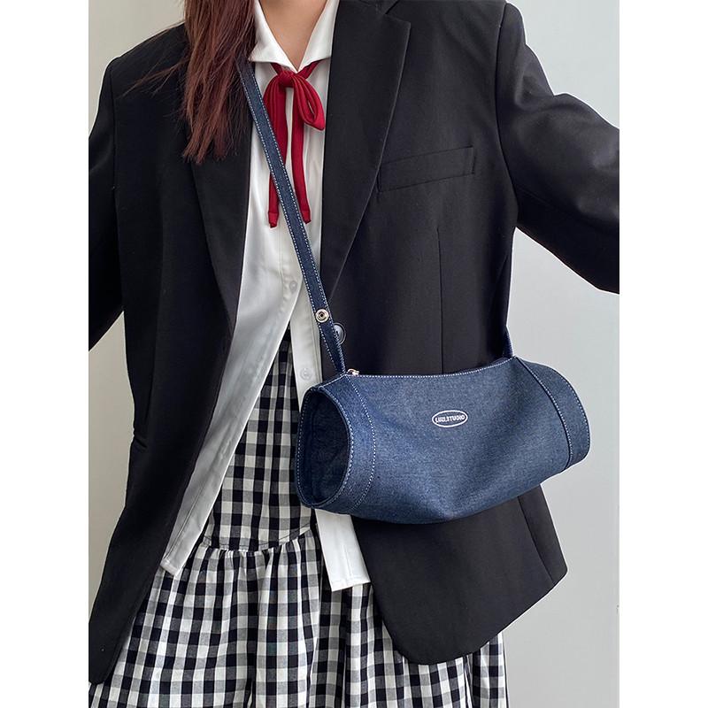 Ielgy Underarm Denim Shoulder Portable Crossbody Sports Bag
