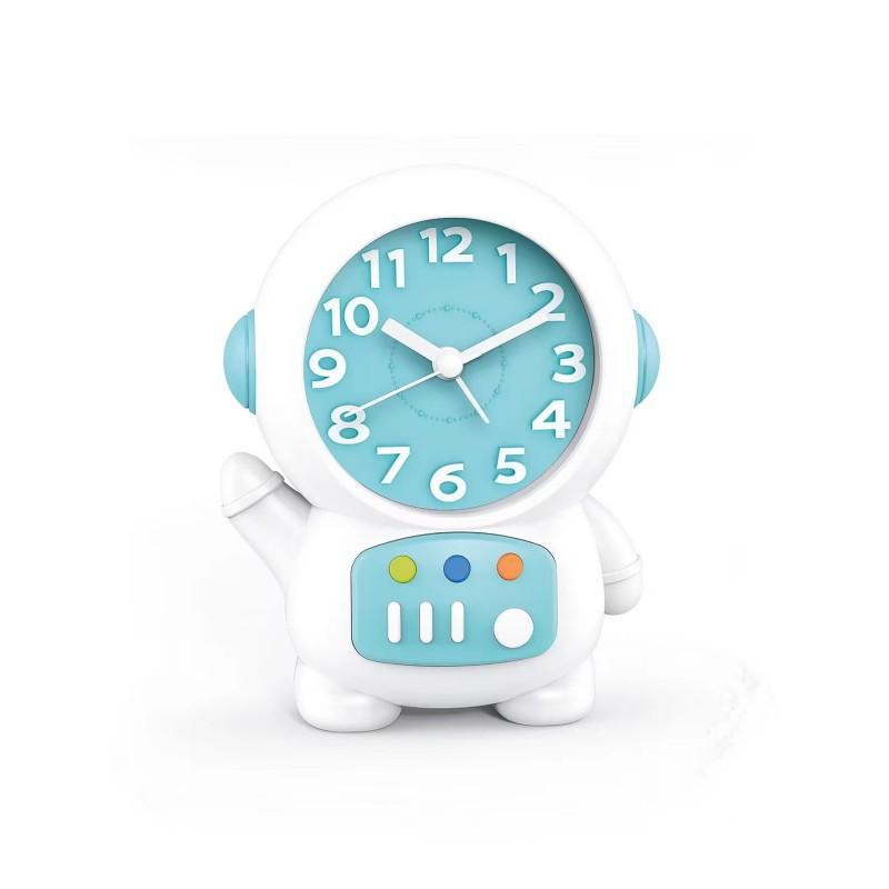 Cartoon Creative Student Ringing Alarm Clock Loudly On The Bedside Bedroom Multi Functional Ornament Plastic
