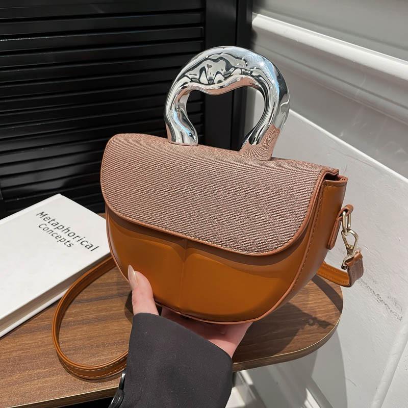 Summer New Niche Design Hand Bag Simple Trend Fashion Shoulder Messenger Bag Solid Color Versatile