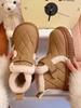 Snow boots women's winter velvet thickened new warm platform bread shoes Northeast cotton shoes waterproof and non-slip soft-soled shoes