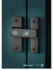 Punch-Free Slide Bolt Latch for Bathroom and Indoor Doors