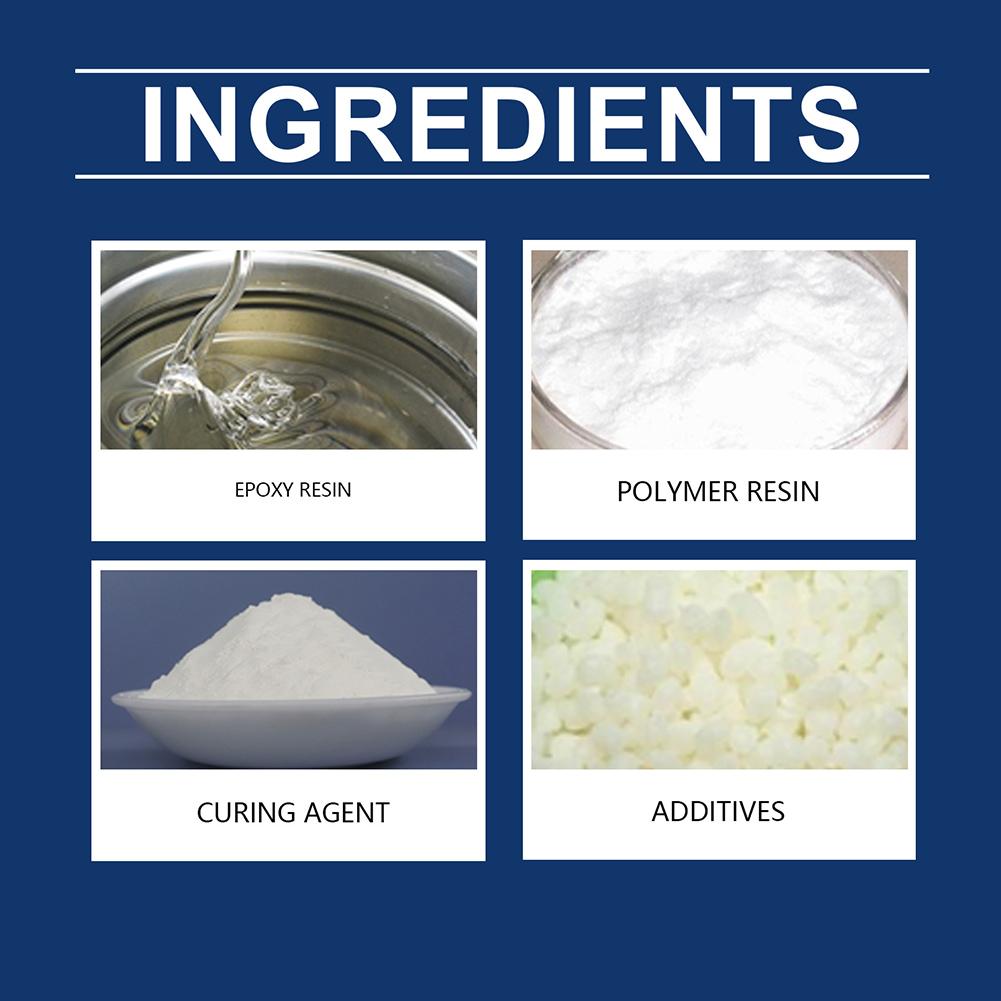 1/2set Metal Repair Glue Quick Drying Waterproof Strong Casting Welding Filler Metal Epoxy Glue Repair for Metal Welding Casting