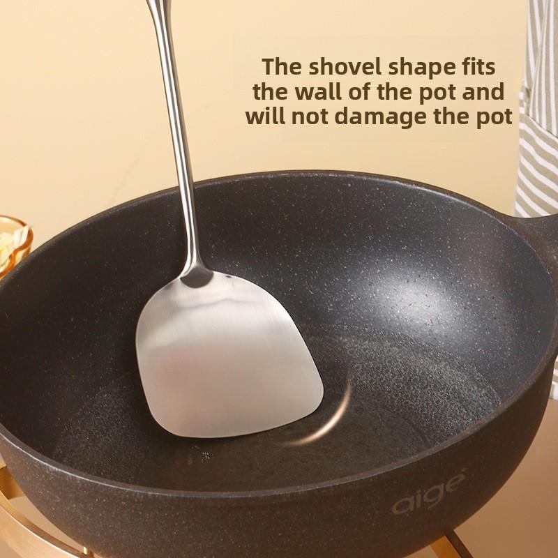 Pogrubiona Domowa Łyżka do Gotowania Odporna na Oparzenia Łyżka do Hot Pota Szufelka Kuchenna Łyżka do Smażenia Naczynia Kuchenne