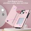 Crossbody Double Buckle Zipper for Apple iPhone17Pro Mobile Phone Leather Case Samsung S25 Card Holder Protective Case