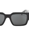 Prada Personalized Design Acetate Square Sunglasses Men's Black