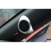 Car Front A Pillar Speaker Frame Cover For Ford Mustang 2015- Matte Silver