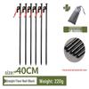 Steel Tent & Tarp Pegs: Thickened, Windproof, Long Camping Peg Set for Outdoor Use