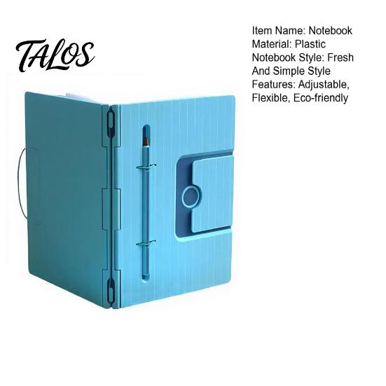 Cuaderno Expansible Infinito, Diario Reutilizable Modular DIY con Portabolígrafos, Cubierta Impresa en 3D para Oficina Escuela, Bloc de Dibujo