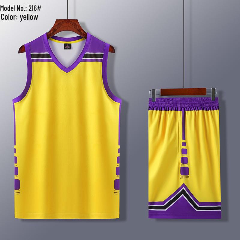 Ensemble de vêtements de basket-ball respirants pour sports et loisirs d'été 2021 avec logo personnalisé