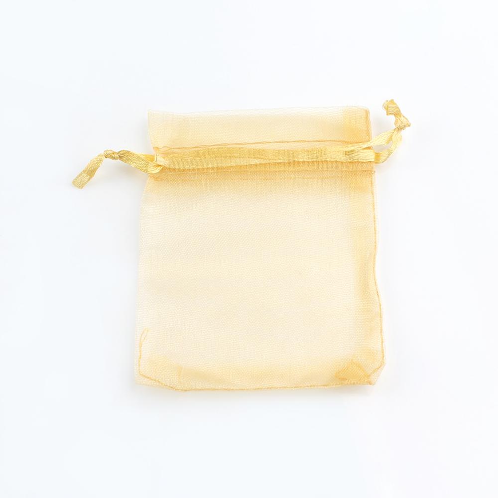 100 Stück Mehrfarbige Geschenk-Organzabeutel 5x7 7x9 9x12 10x15cm Mit Kordelzug Hochzeitsparty-Dekoration Geschenkbeutel Display-Verpackung Schmuck