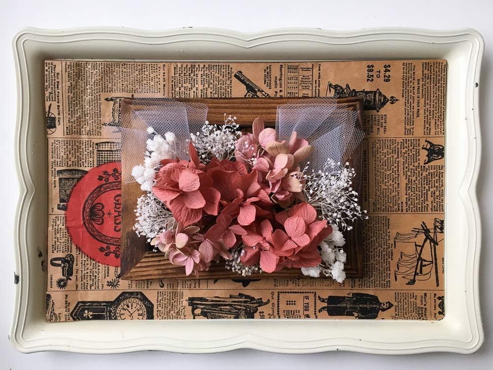 Yume Rose Pink Lime Hair Ornament Headdress Preserved Flower Dried Flower Japanese Dress Kimono Furisode Wedding Bridal Coming of Age Ceremony