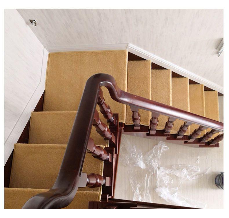 Thickened Self-Adhesive Non-Slip Stair Tread Mat for Solid Wood Stairs