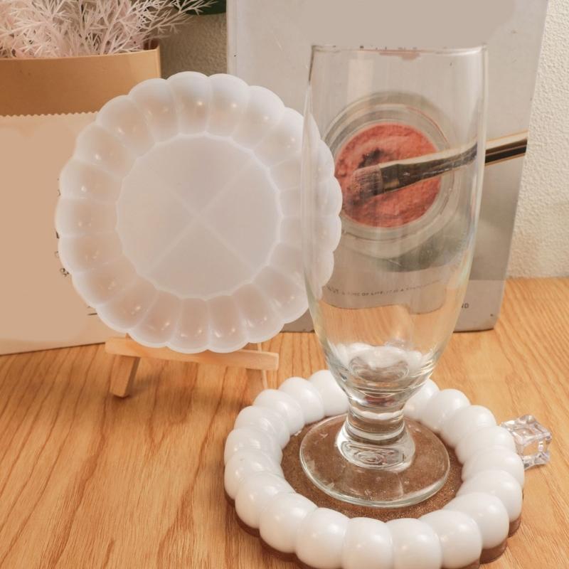 Multiple Bubble Tray Silicone Mold Coaster Casting Mould Plaster Epoxy Concrete Cement Mould Jewelry Storage Tray Decors