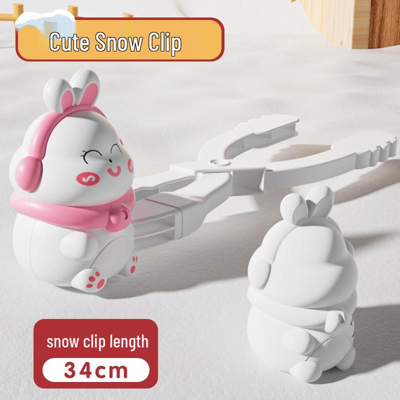 Kids  Duck Snowball Maker Toy - Winter Play Tool for Snowball Fights