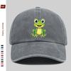 Pc Cartoon Frog Print Pattern Baseball Cap Cartoon Patriotic Style Design Fashion Decor Hat Truck Driver Papa Hat Comfortabl