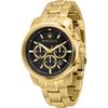 Successo Black Gold Metal Men's Quartz Chronograph R8873621013