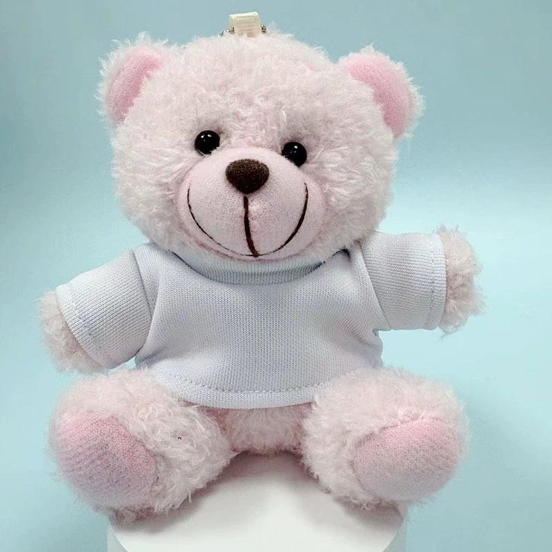 Charming Teddy Bear Keychain Plush Doll - Dressed Up Couple Backpack Ornament Gift