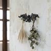 Organizer Vintage Bat Key Hooks with 8 Hooks Space-Saving Cast Iron Key Rack Rust-Proof Wall Mount Key Holder Entryway Decor