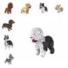 Poodle Or Poodle Dog Figure To Assemble With Nanoblocks Pieces Toys Children