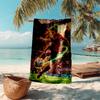 1pc Super Soccer Kick Cartoon Quick Dry Microfiber Bath Towel for Swimming Surfing Camping Unisex Holiday. SJT720139