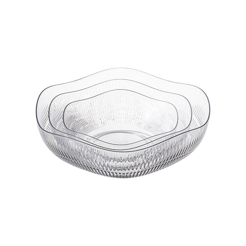 2025 Light Luxury Plastic Fruit Bowl for Living Room Coffee Table