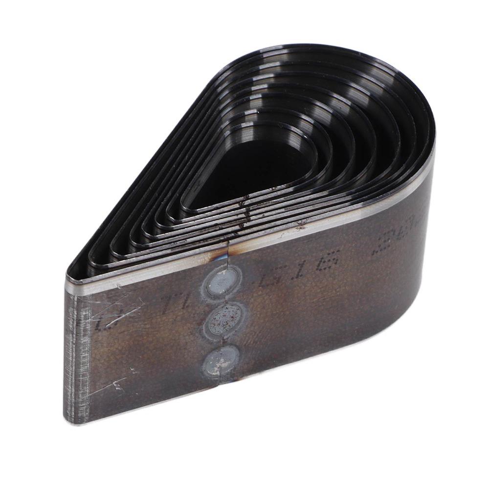 8 Pcs Teardrop Shape Leather Punching Tool  for DIY Leather Craft, EVA, Fiber Board, Clay